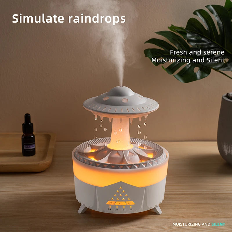 Rain Cloud Aroma Diffuser – Voor Rust, Geur & Sfeer in Huis