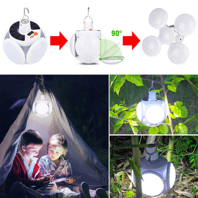 Bulby™ Opvouwbare 2 in 1 Solar Lamp