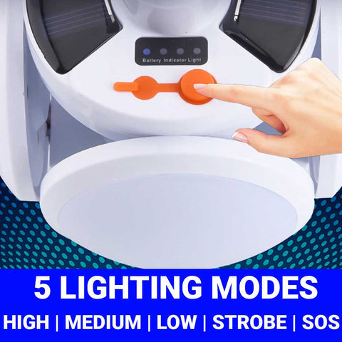Bulby™ Opvouwbare 2 in 1 Solar Lamp