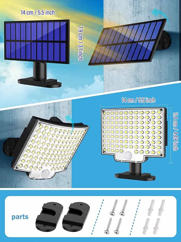 106LED Solar Light